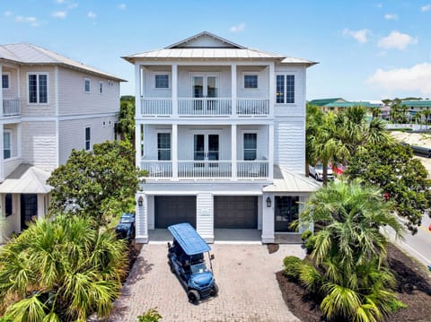 Sugar Palm | Luxury Miramar Beach Vacation Rental | Sleeps 18 | Steps to the Beach • Private Heated Pool • FREE 6-Seat Street-Legal Golf Cart • 3 King Suites • Custom Bunk Rooms • Game Room • Minutes from Destin & 30A