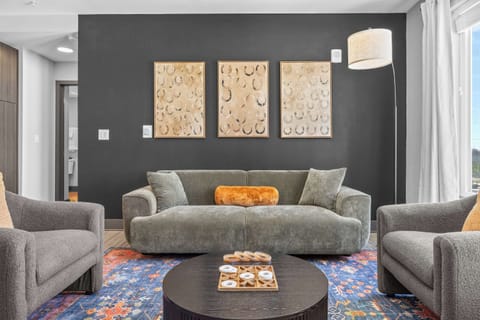 Stylish living room with natural light and modern Nashville vibes