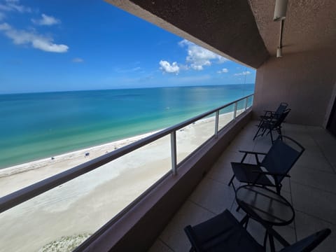 Stunning view from the units' beach-facing balcony