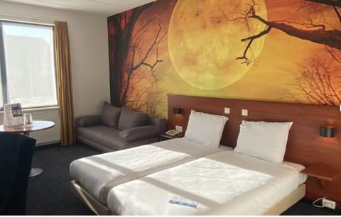 Wake up to sunshine in an artful room made for rest.