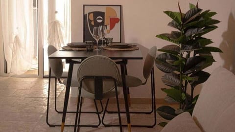 Comfort Apartment, Patio | Living area | Flat-screen TV