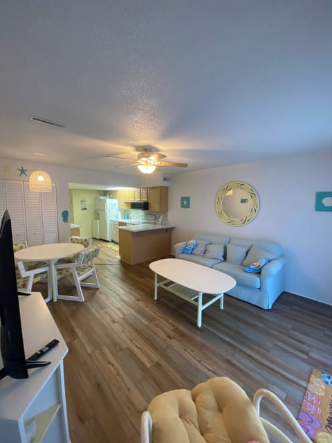 Living room with pull out couch