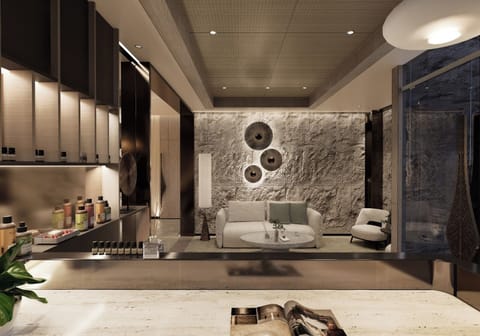 Couples treatment rooms, sauna, body treatments, aromatherapy