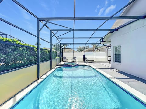 Enjoy your own sparkling pool with plenty of space to lounge and unwind.