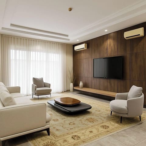 Economy Apartment, Balcony, City View | Living area