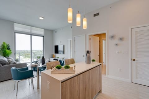 Classic Apartment | Private kitchen | Fridge, microwave, oven, stovetop