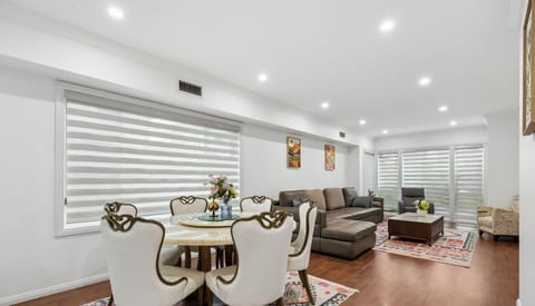 Spacious living and dining area 