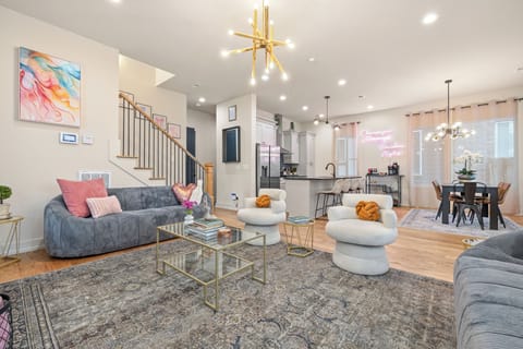 This layout was built for group trips done right. Cooking, relaxing, and hanging