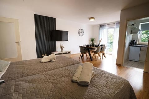 Apartment, 2 Bedrooms, Balcony, City View | Iron/ironing board, free WiFi