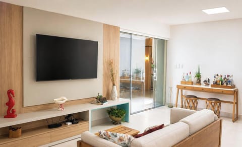 Premium House | Living area | 65-inch Smart TV with digital channels, Netflix, pay movies