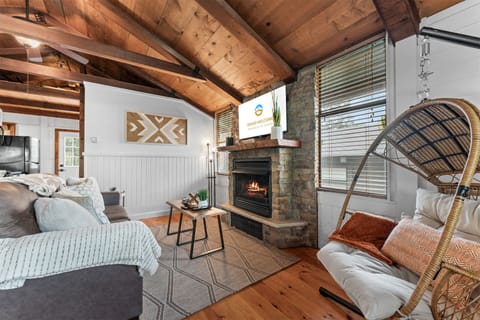 Unwind in the inviting living room & stream your favorites on the smart TV​