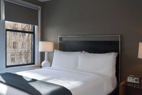 Bedroom. Interior and views may vary based on location and availability.