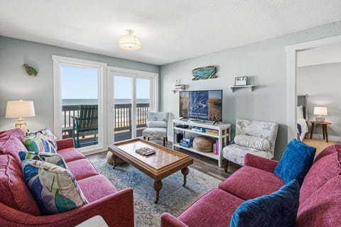 Main-Level Living Room with Deck Access