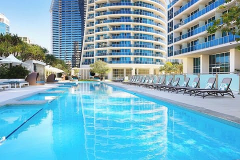 Free Use of Hilton facilities including one of 4 swimming pools. 