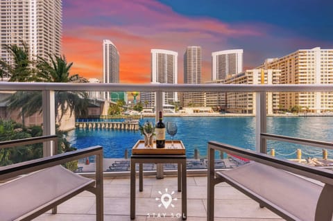 Apartment and balcony views 