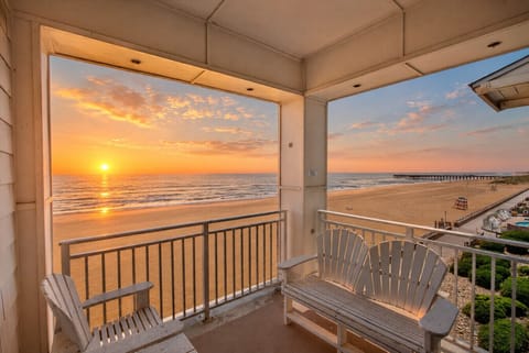 Wake up to front-row seats for sunrise over the Atlantic—coffee tastes better with views like this.