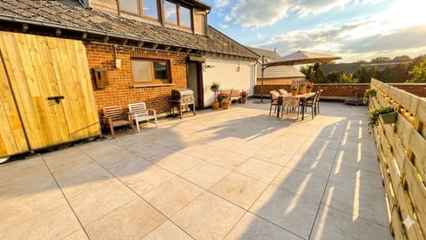 Spacious equipped terrace. Private area