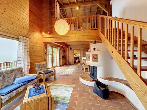 Wood, Interior Design, Furniture, Room, Home, Cottage, Wood Stain, Ceiling, Chair, Living Room