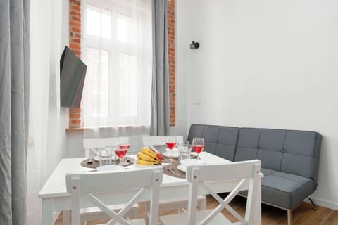 You can relax on the sofa, which can be turned into a double bed.