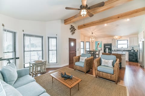 Plenty of comfortable seating and open concept for easy entertaining.