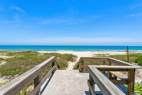 Beach nearby, white sand