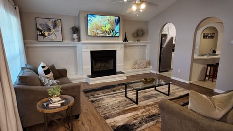 living area, smart television
