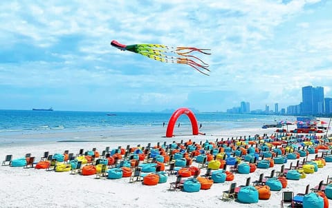 Beach nearby, white sand