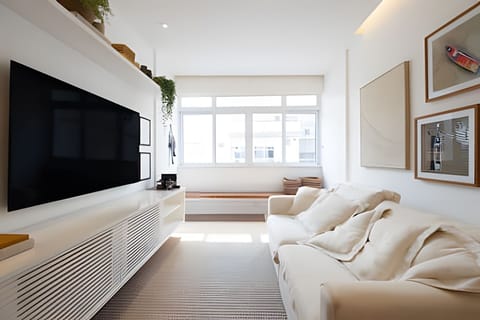 Basic Apartment | Living area | Flat-screen TV