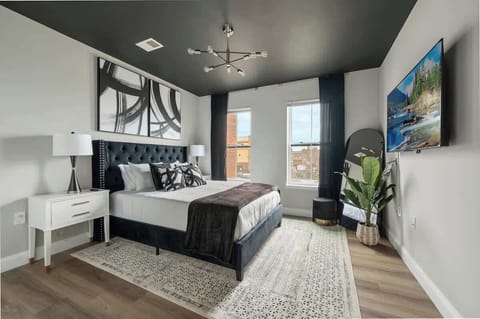 Queen bed Instagram worthy bedroom