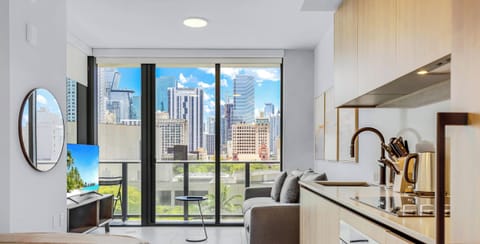 Condo, Balcony, City View | Blackout drapes, iron/ironing board, free WiFi
