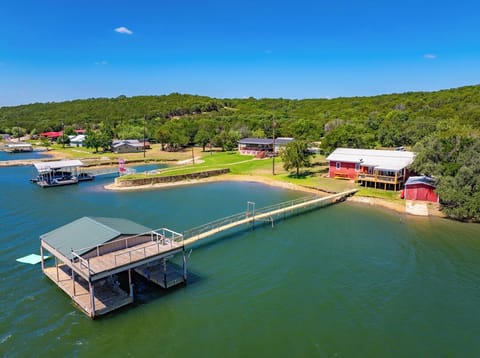 Boat dock and house