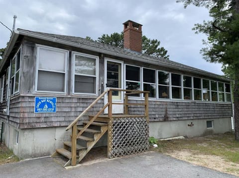 Classic beach house with enclosed porch