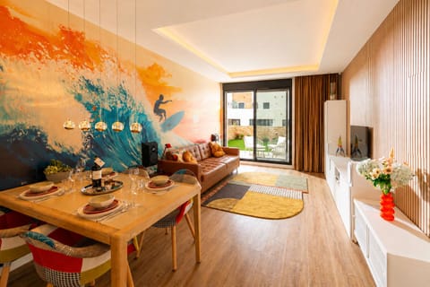 Living room with terrace