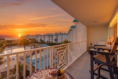 Enjoy amazing sunsets from the private balcony