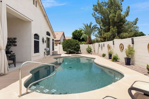 Private Backyard with Pool and Hot Tub
