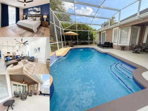Vacation rental near Disney managed by Orlando rent a villa with a screened in private pool.