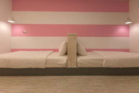 Small Twin Room, No Windows | Individually decorated, individually furnished, desk, blackout drapes