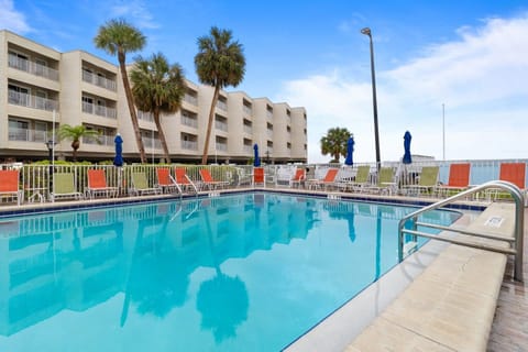 Dive into relaxation with a refreshing swim in this beautifully heated outdoor pool.