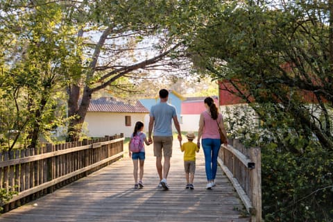 Follow the peaceful footpath through the pines and you'll reach the Arcachon Bay beach in just a 10-minute walk from the residence.