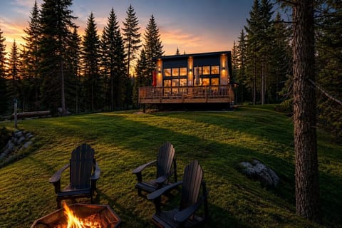 En soirée au chalet