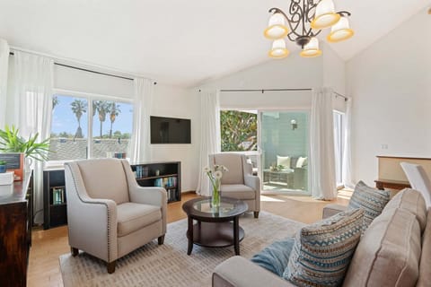 Second Floor Great Room with sunny terrace