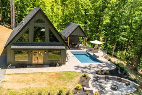 House, Pool, Pavilion, Firepit