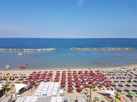 Private beach