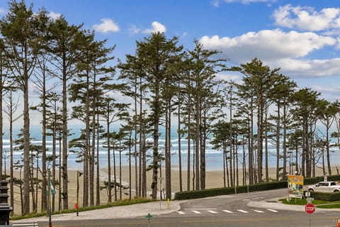 Ocean view from living room balcony