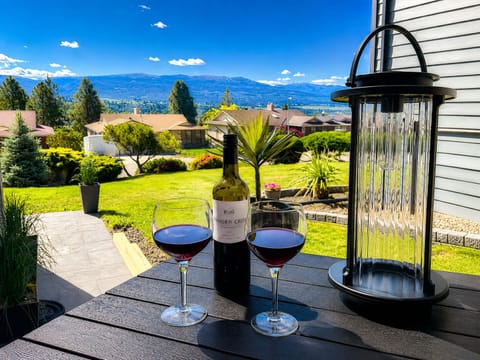 Mountain view from private guest patio.