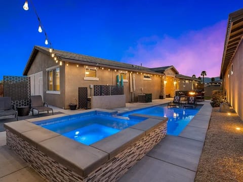 Enjoy a night swim or relax in the spa