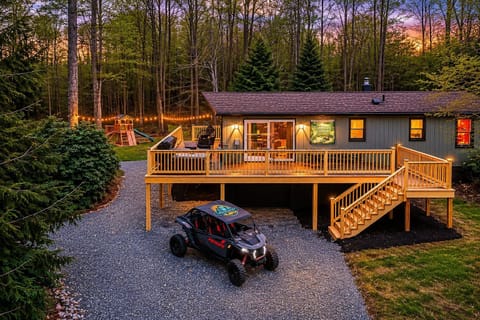 🏍️ Ride right from the door — Irish Farm Rd is ATV / UTV / snowmobile approved and plugs straight into the county-wide Northcentral trail system. *(The UTV shown is not included)