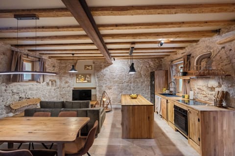 Apartment (A1) | Private kitchen | Fridge, oven, stovetop, dishwasher
