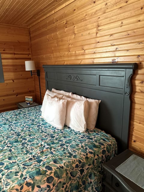 Sink into soft pillows and drift off in cabin comfort.