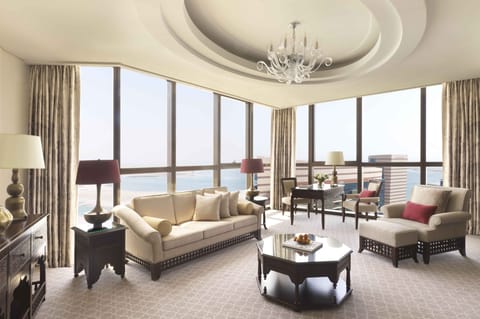 Deluxe Suite, 1 King Bed, Sea View | Hypo-allergenic bedding, down comforters, minibar, in-room safe